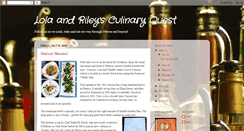 Desktop Screenshot of lolarileyculinaryquest.blogspot.com