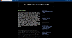 Desktop Screenshot of amsunderground.blogspot.com
