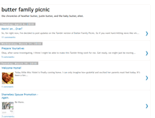 Tablet Screenshot of butterfamilypicnic.blogspot.com
