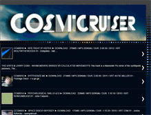 Tablet Screenshot of cosmicruiser.blogspot.com