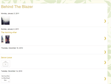 Tablet Screenshot of behindtheblazer.blogspot.com