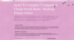 Desktop Screenshot of hotelstocompare.blogspot.com