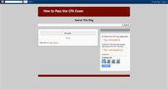 Desktop Screenshot of guaranteedtopassthecpaexam.blogspot.com