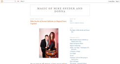 Desktop Screenshot of mikesnyderanddonna.blogspot.com