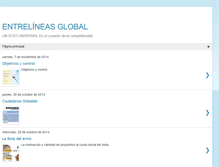 Tablet Screenshot of entrelineasglobal.blogspot.com