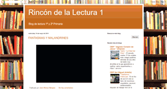 Desktop Screenshot of 1rinconlectura.blogspot.com