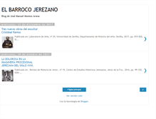 Tablet Screenshot of elbarrocojerezano.blogspot.com