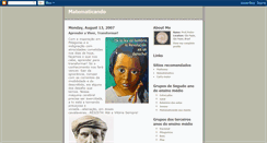 Desktop Screenshot of matematicagem.blogspot.com