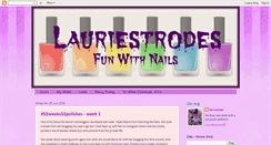 Desktop Screenshot of lauriestrodesfunwithnails.blogspot.com