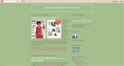 Desktop Screenshot of danielgreenslippers.blogspot.com