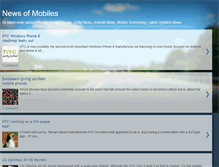 Tablet Screenshot of newsofmobiles.blogspot.com