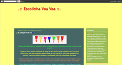 Desktop Screenshot of escolinhavoavoa.blogspot.com
