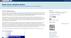 Desktop Screenshot of medwriting.blogspot.com