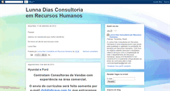 Desktop Screenshot of lunnadiasconsultoria.blogspot.com