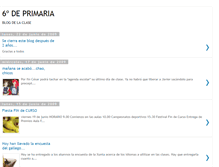 Tablet Screenshot of clasedesexto0809.blogspot.com