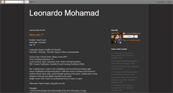 Desktop Screenshot of leonardomohamad.blogspot.com