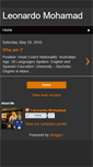 Mobile Screenshot of leonardomohamad.blogspot.com