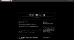 Desktop Screenshot of ericboutin.blogspot.com