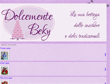 Tablet Screenshot of dolcementebeky.blogspot.com