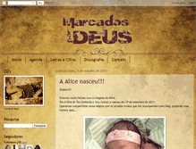 Tablet Screenshot of marcadospordeus.blogspot.com