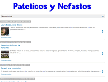 Tablet Screenshot of patetico-nefasto.blogspot.com