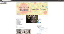 Desktop Screenshot of kellyhaddadphotoshopactions.blogspot.com