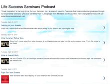 Tablet Screenshot of lifesuccessseminarspodcast.blogspot.com