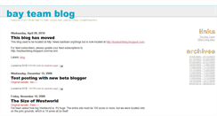Desktop Screenshot of bayteamblog.blogspot.com
