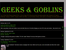 Tablet Screenshot of geeksandgoblins.blogspot.com