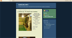Desktop Screenshot of infoonlinebandung.blogspot.com