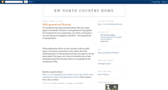 Desktop Screenshot of kwnorthcountry.blogspot.com