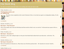 Tablet Screenshot of ourbookblog202.blogspot.com