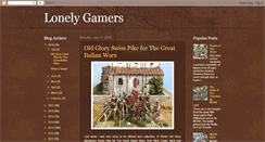 Desktop Screenshot of lonelygamers.blogspot.com