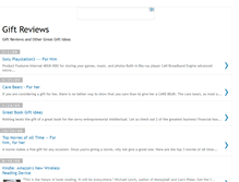 Tablet Screenshot of giftreviews.blogspot.com