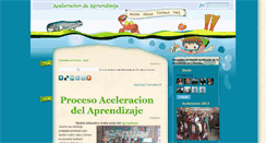 Desktop Screenshot of aceleraciondeaprendizaje.blogspot.com