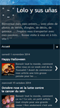 Mobile Screenshot of lasmanosdelolo.blogspot.com