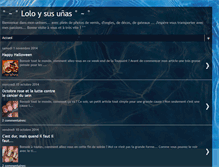 Tablet Screenshot of lasmanosdelolo.blogspot.com