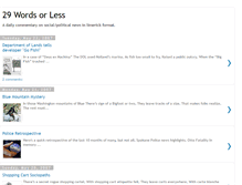 Tablet Screenshot of 29wordsorless.blogspot.com