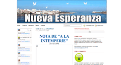 Desktop Screenshot of ong-nueva-esperanza.blogspot.com