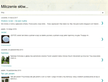 Tablet Screenshot of milczenie-slow.blogspot.com