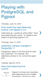 Mobile Screenshot of pgsqlpgpool.blogspot.com