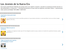 Tablet Screenshot of jovenesdelanuevaera.blogspot.com