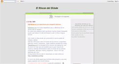 Desktop Screenshot of elrincondelekisde.blogspot.com