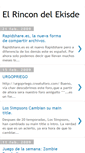 Mobile Screenshot of elrincondelekisde.blogspot.com