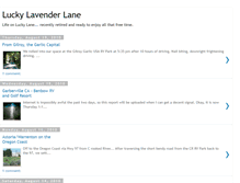 Tablet Screenshot of luckylavenderlane.blogspot.com