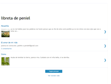 Tablet Screenshot of libretadepeniel.blogspot.com