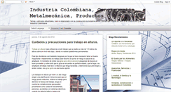 Desktop Screenshot of laindustriacolombiana.blogspot.com