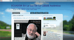 Desktop Screenshot of cabalaecuador.blogspot.com