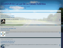 Tablet Screenshot of cabalaecuador.blogspot.com