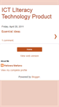 Mobile Screenshot of ictliteracytechnologyproduct.blogspot.com